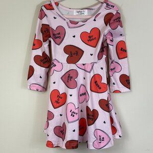 Sydney So Sweet Candy Hearts Dress Girl's S